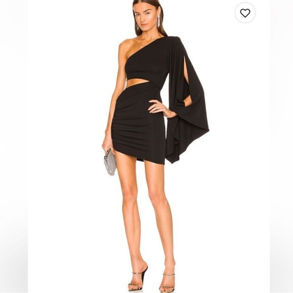 Michael Costello x REVOLVE Alessia Cut Out Dress in Black.Size XS - Picture 2 of 11